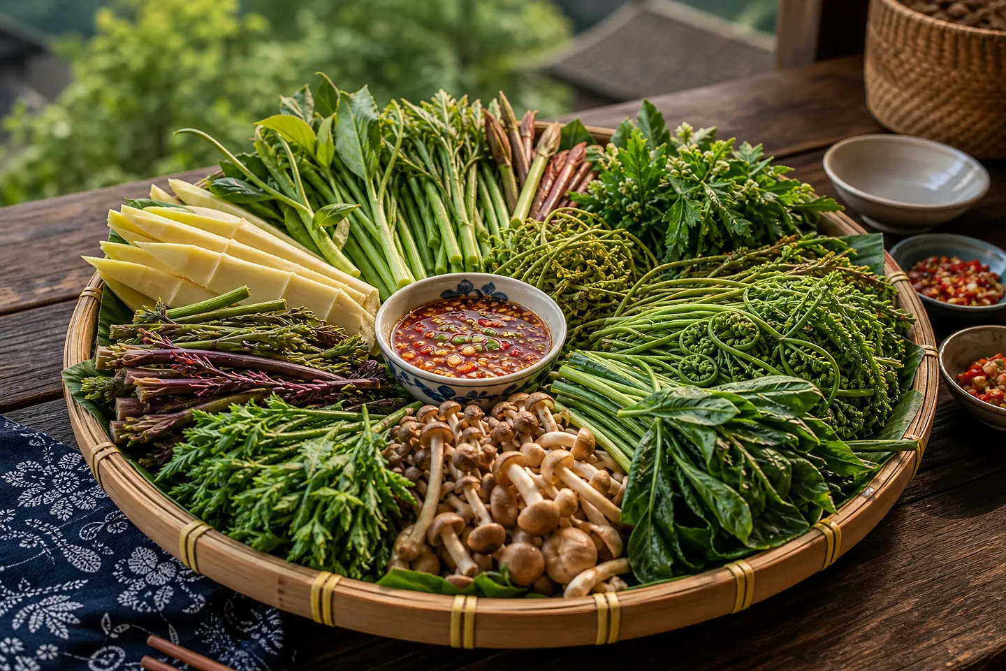 大河时令野菜